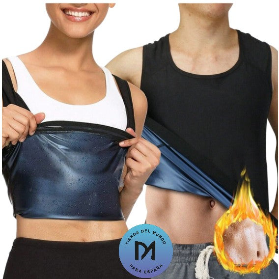 Camiseta Reductora Efecto Sauna para ÉL y para ELLA