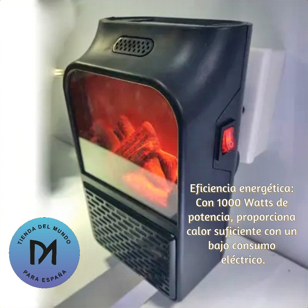 Calefactor chimenea con mando 1000 Watts
