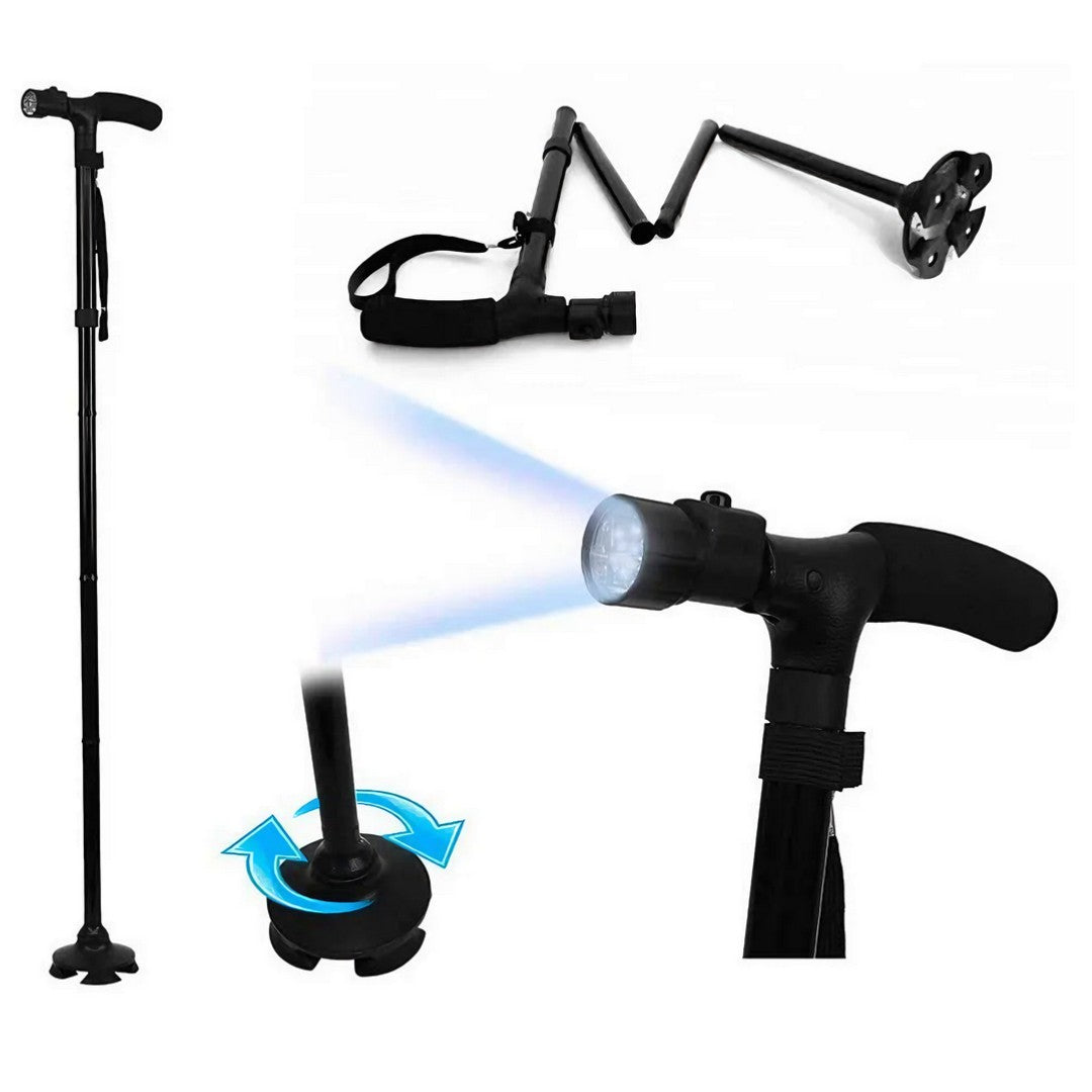 Bastón Plegable con luz LED