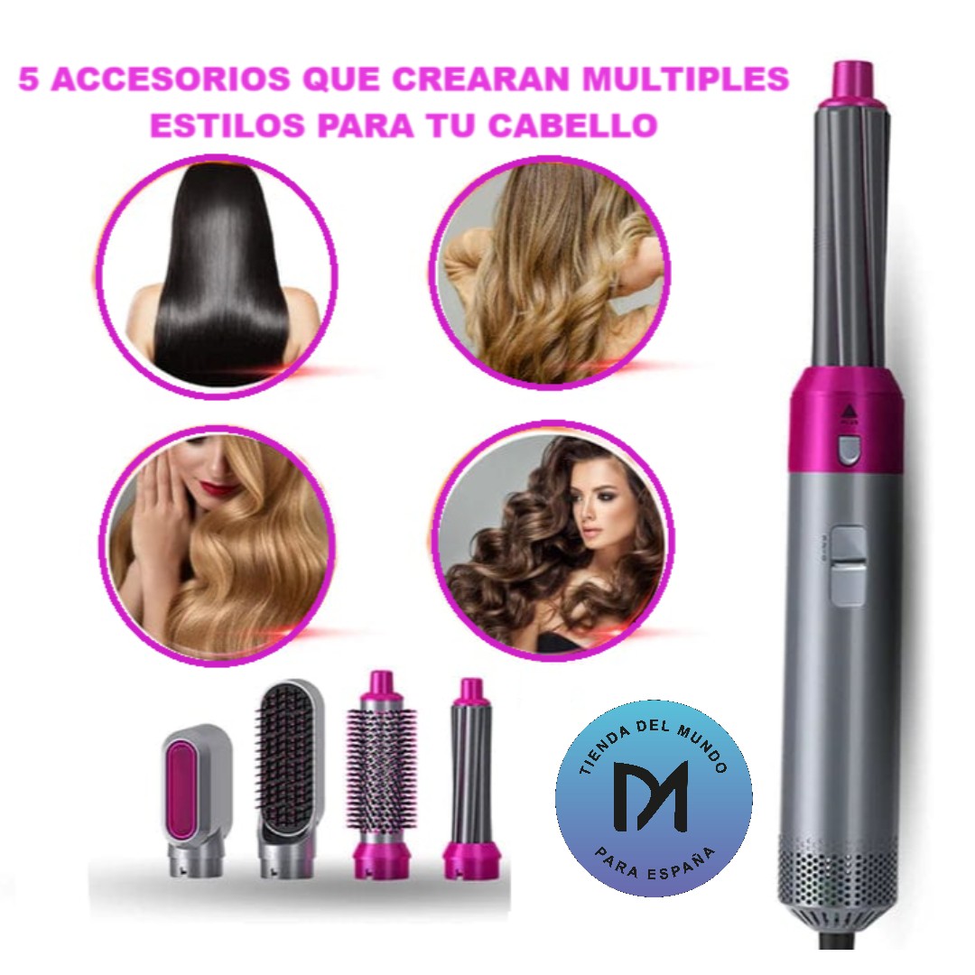 Cepillo Secador 5 En 1