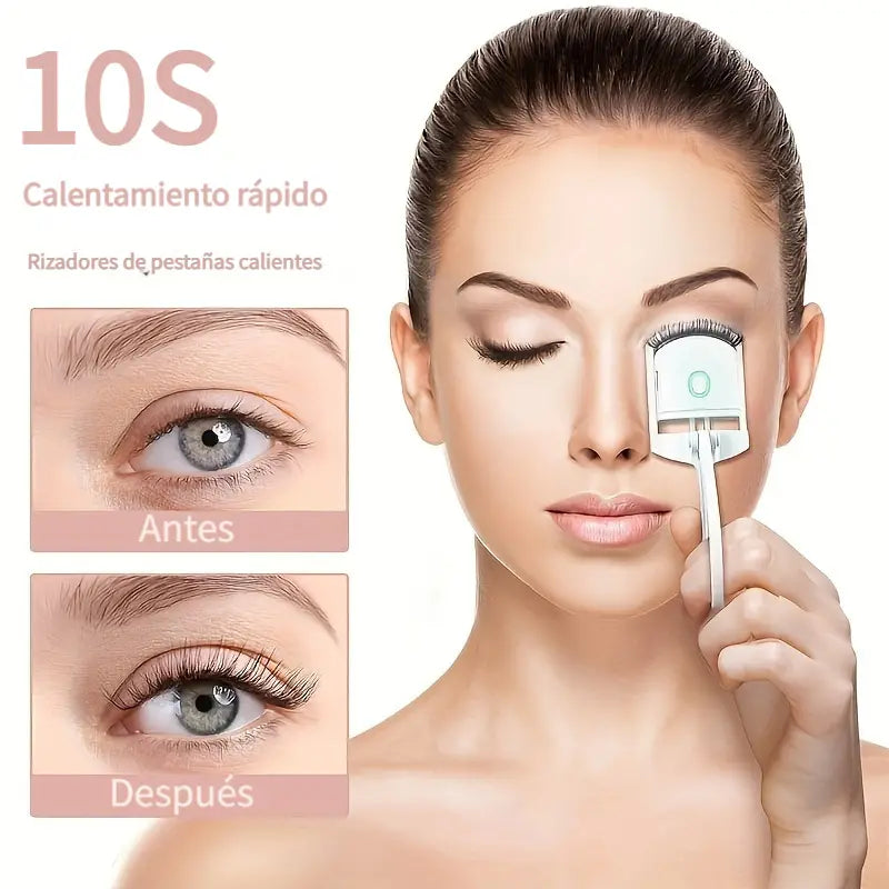 Rizador De Pestañas Recargable Con Calefacción