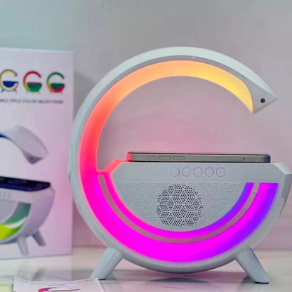 Altavoz Bluetooth G 3 en 1 + Cargador inalámbrico + Lámpara Led