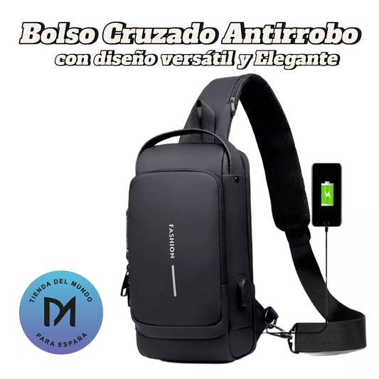 Bolso cruzado antirrobo