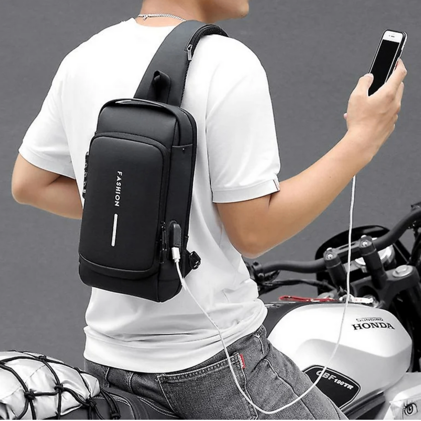 Bolso cruzado antirrobo