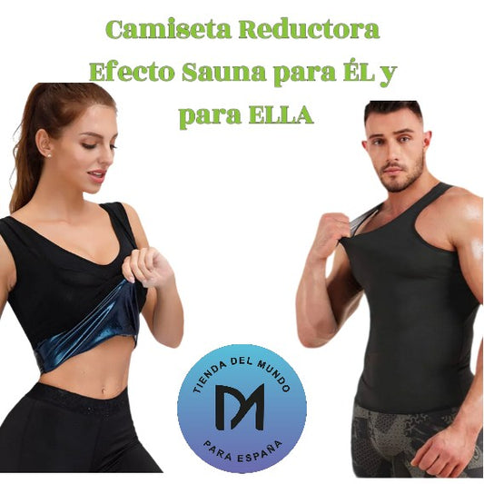 Camiseta Reductora Efecto Sauna para ÉL y para ELLA