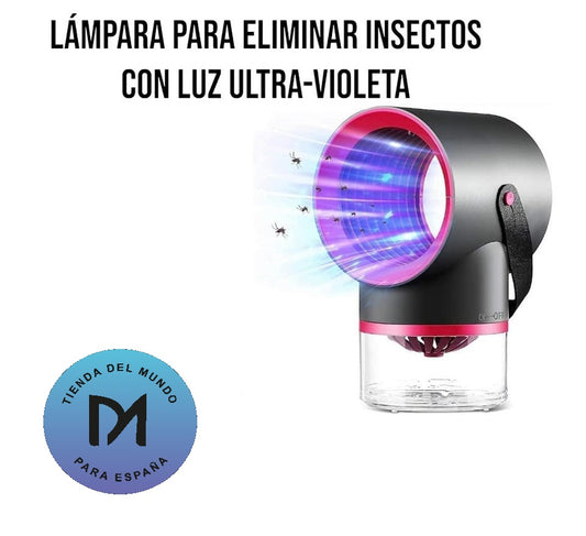 Lámpara Antimosquitos Con Ventilador De Succión