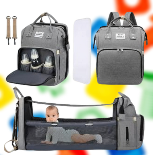 Mochila Para Pañales Con Cuna