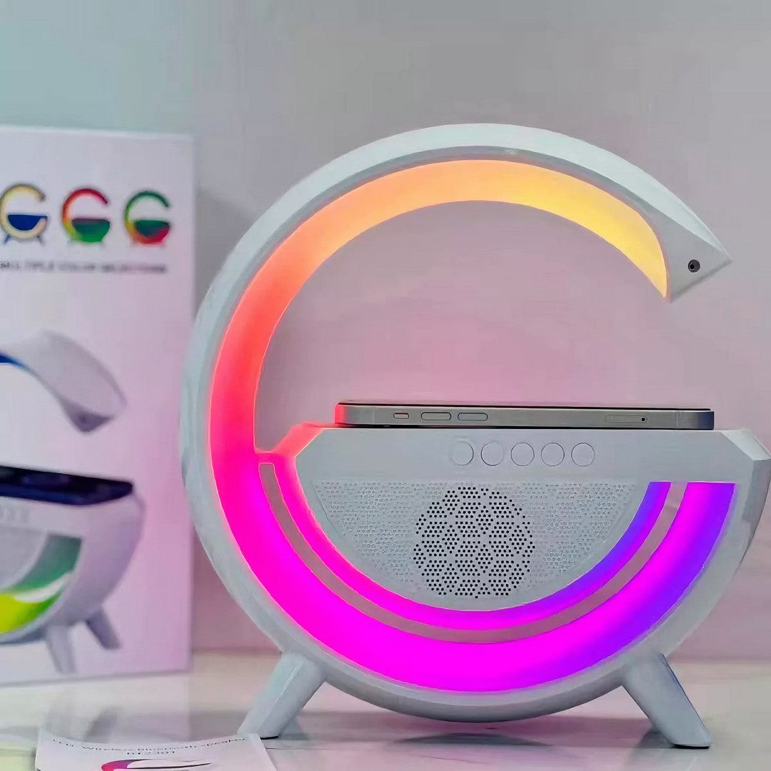 Altavoz Bluetooth G 3 en 1 + Cargador inalámbrico + Lámpara Led