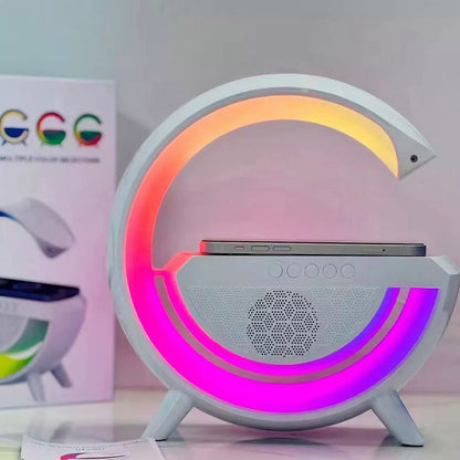 Altavoz Bluetooth G 3 en 1 + Cargador inalámbrico + Lámpara Led