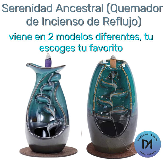 Serenidad Ancestral (Quemador de Incienso de Reflujo)